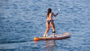 woman on Paddle Board 